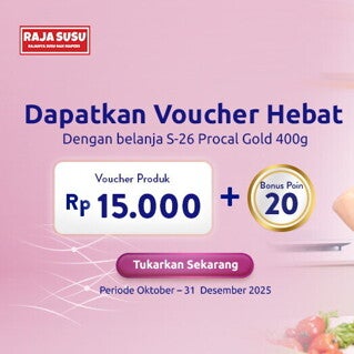 Wyeth Nutrition Raja Susu Bonus Poin S-26 Procal Nutrissentials 400g 