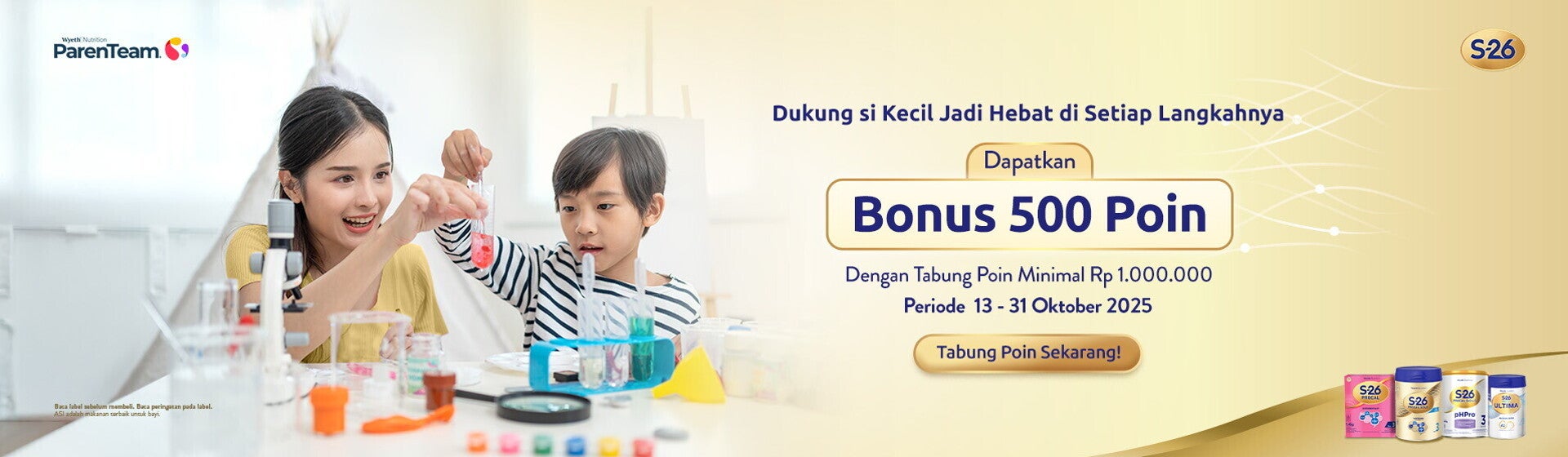 SYARAT DAN KETENTUAN WYETH - Dukung Belajar Pintar B (“PROGRAM”) OKT 2025