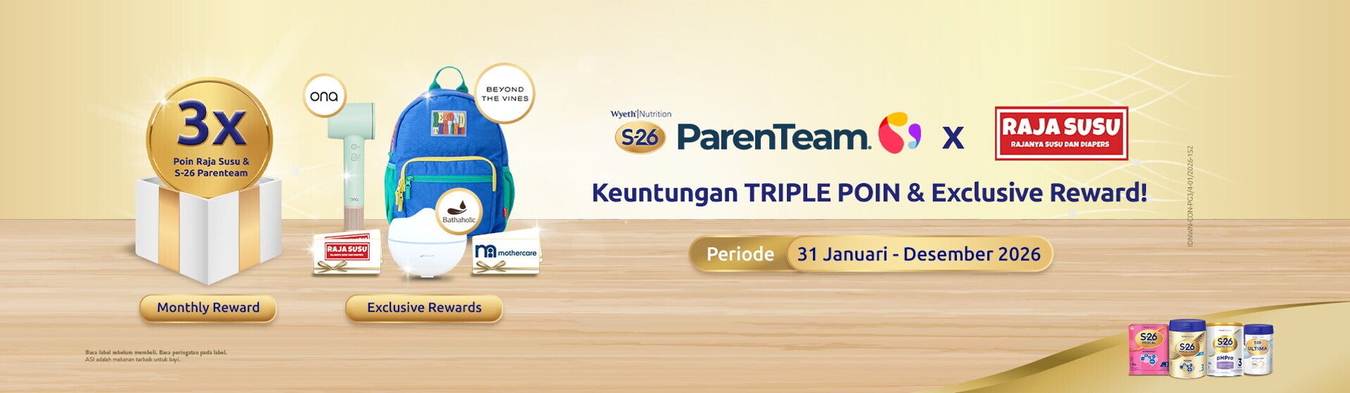 S26 Parenteam x Raja Susu